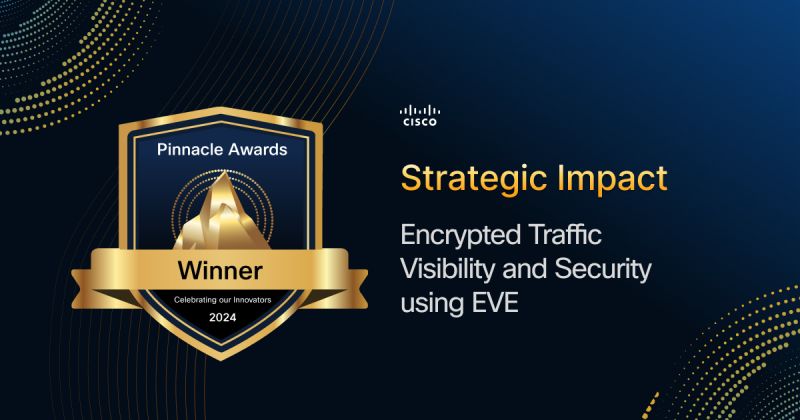 Cisco EVE premio Pinnacle per l'impatto stategico